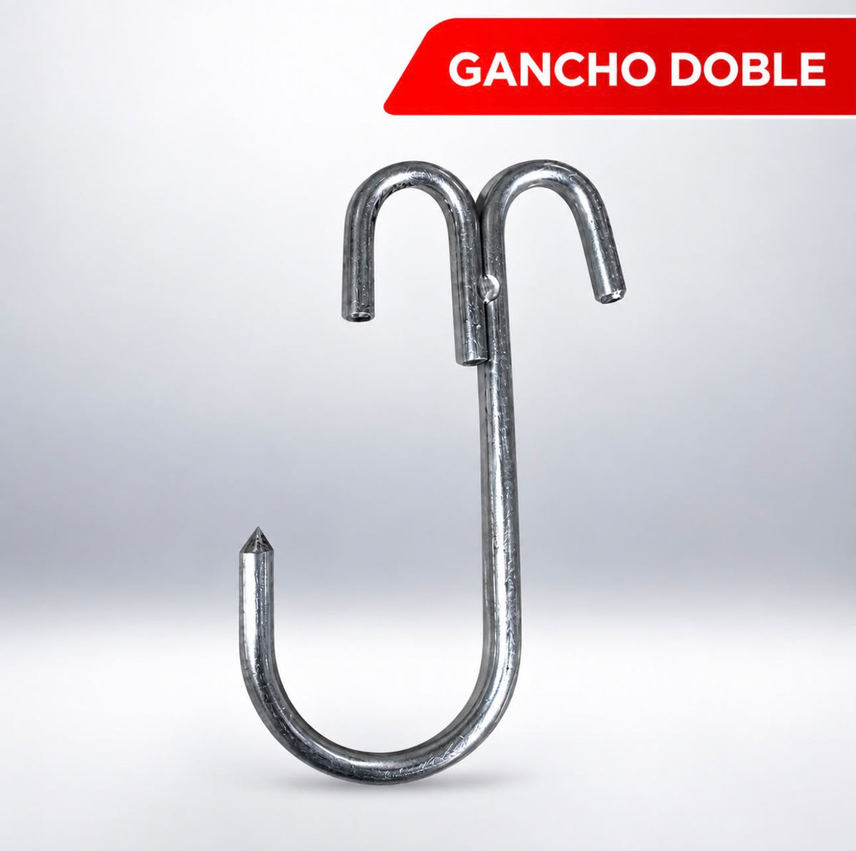 GANCHO DOBLE PAQUETE X 10